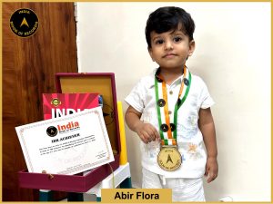 Image of Abir Flora with IBR Achiever Certificate.