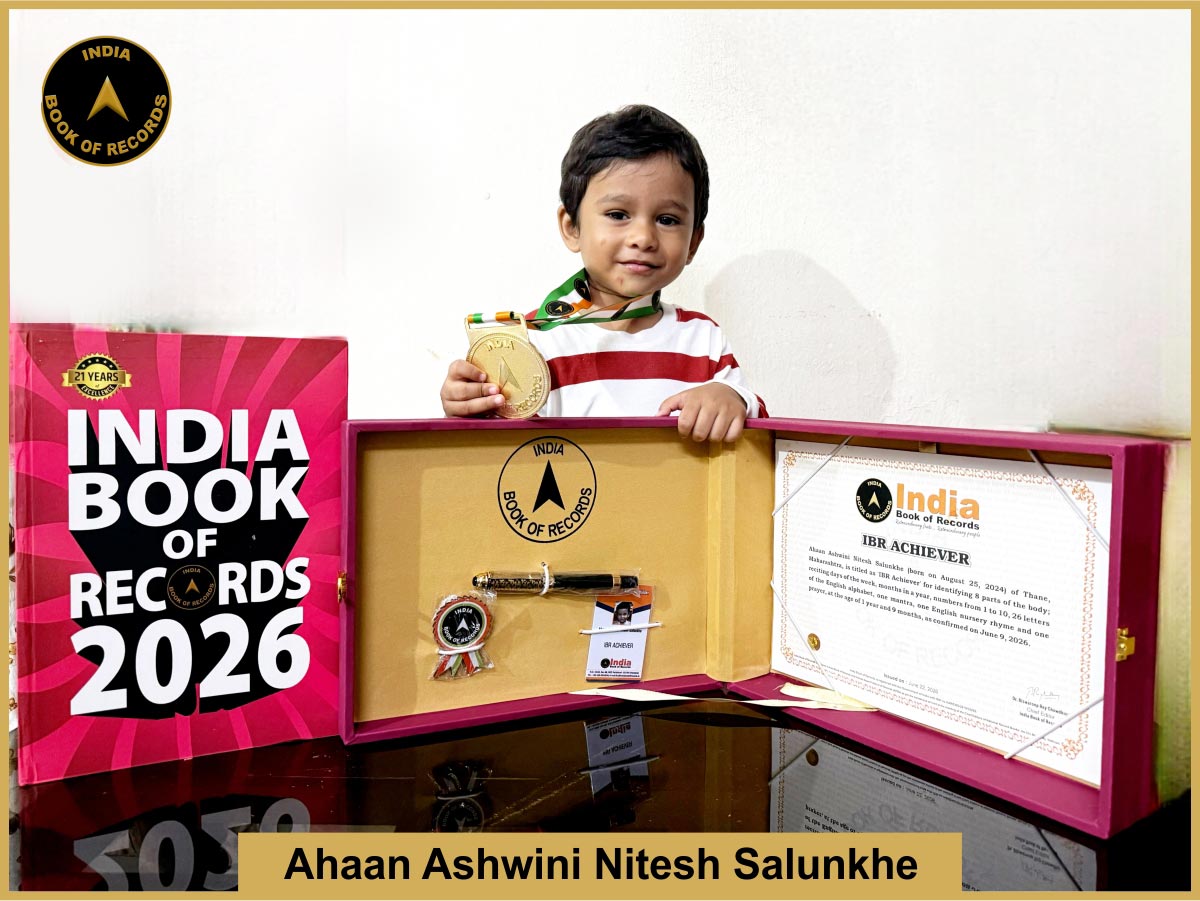 Ahaan Ashwini Nitesh Salunkhe – IBR Achiever