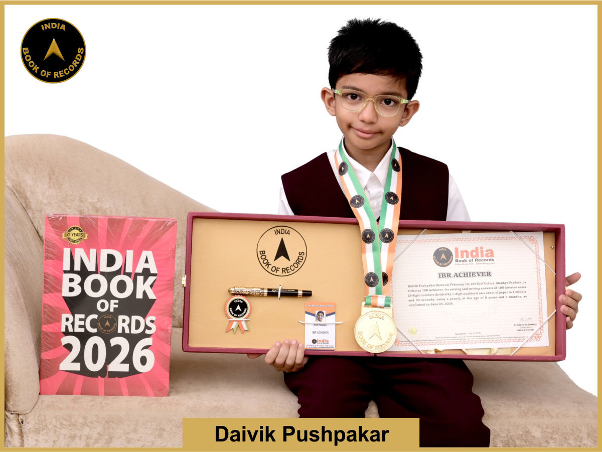 Daivik Pushpakar – IBR Achiever
