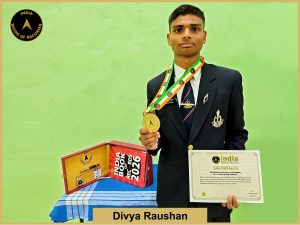 Image of Divya Raushan, Maximum push-ups performed by a teen in one minute.