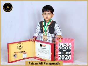 Image of Faizan Ali Parapurath with IBR certifcate.