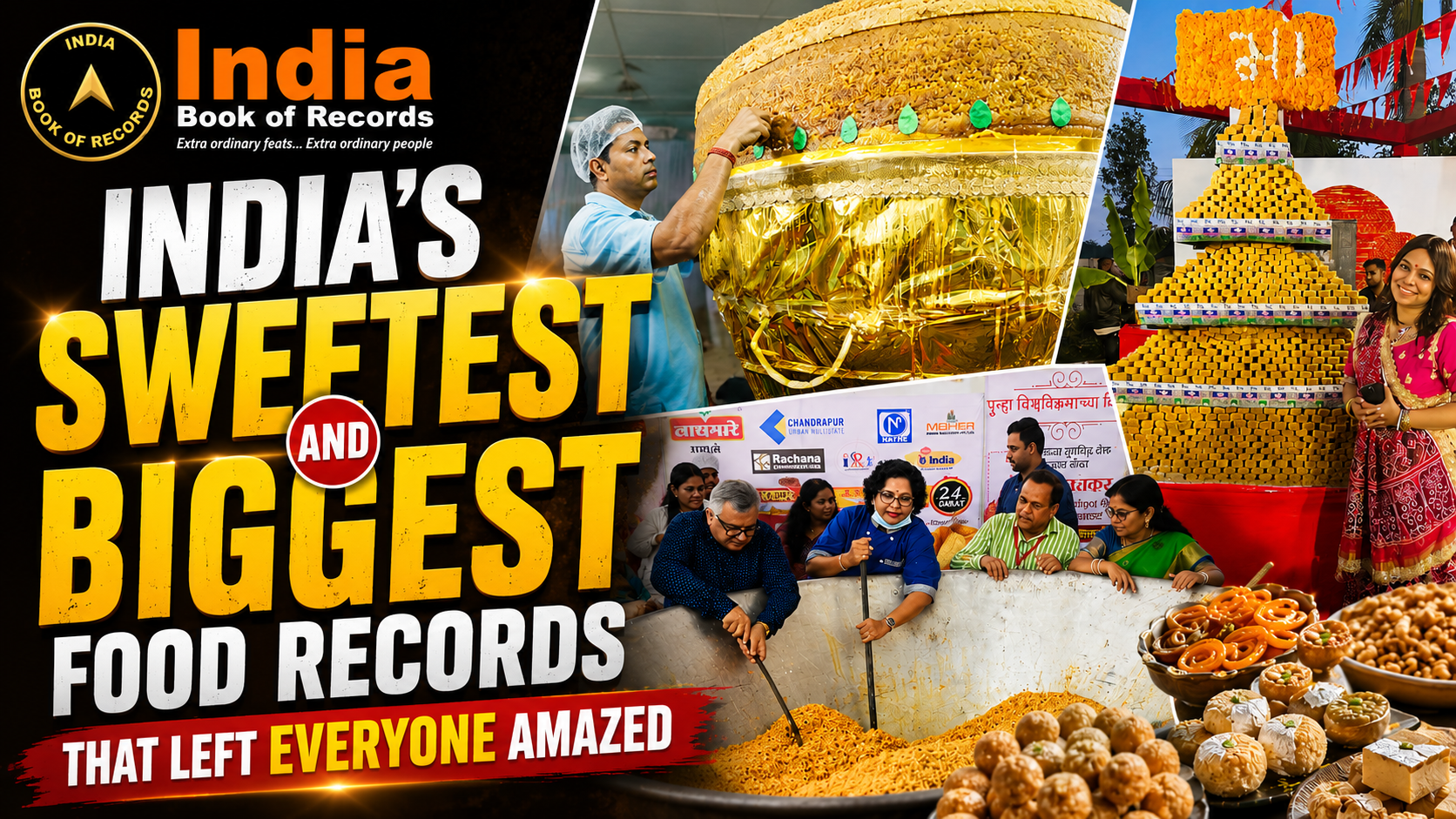 India’s Sweetest and Biggest Food Records That Left Everyone Amazed