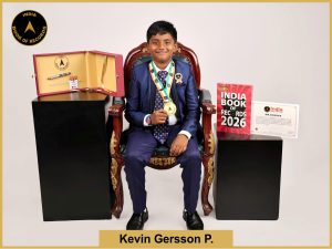 Image of Kevin Gersson P. with IBR certificate .