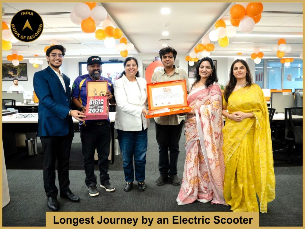 Longest Journey by an Electric Scooter.