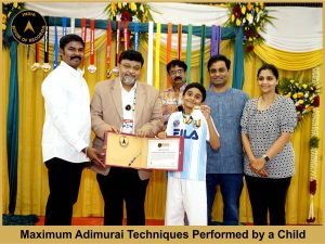 Maximum Adimurai Techniques Performed by a Child.