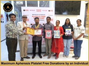 Maximum Apheresis Platelet Free Donations by an Individual