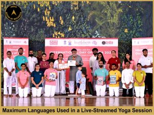 Maximum Languages Used in a Live-Streamed Yoga Session