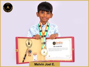 Image of Melvin Joel E. with IBR Achiever Certificate.