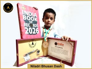 Image of Niladri Bhusan Dash with IBR Achiever Certificate.