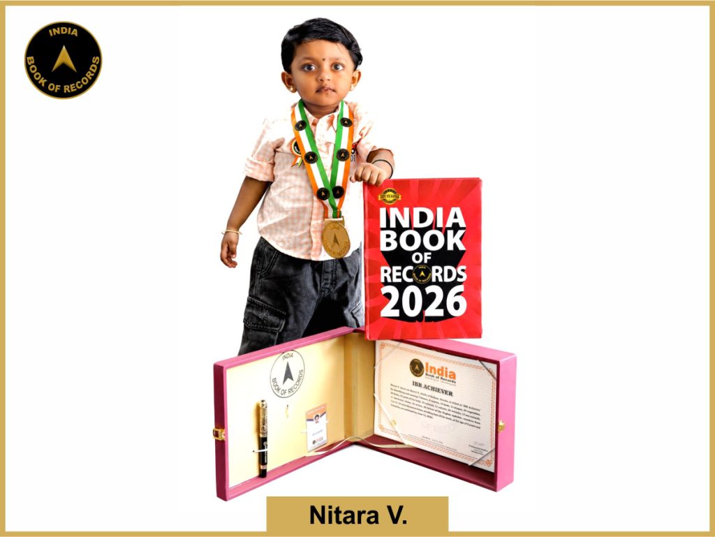 Image of Nitara V. with IBR Achiever certificate.