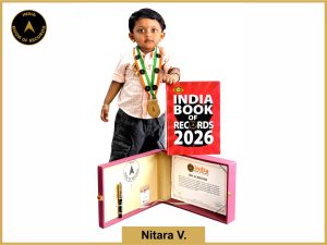 Image of Nitara V. with IBR Achiever certificate.