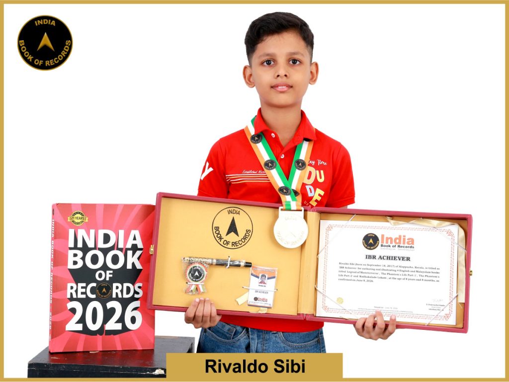 Image of Rivaldo Sibi with IBR certificate .