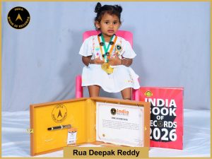 Image of Rua Deepak Reddy with IBR Achiever Certificate.