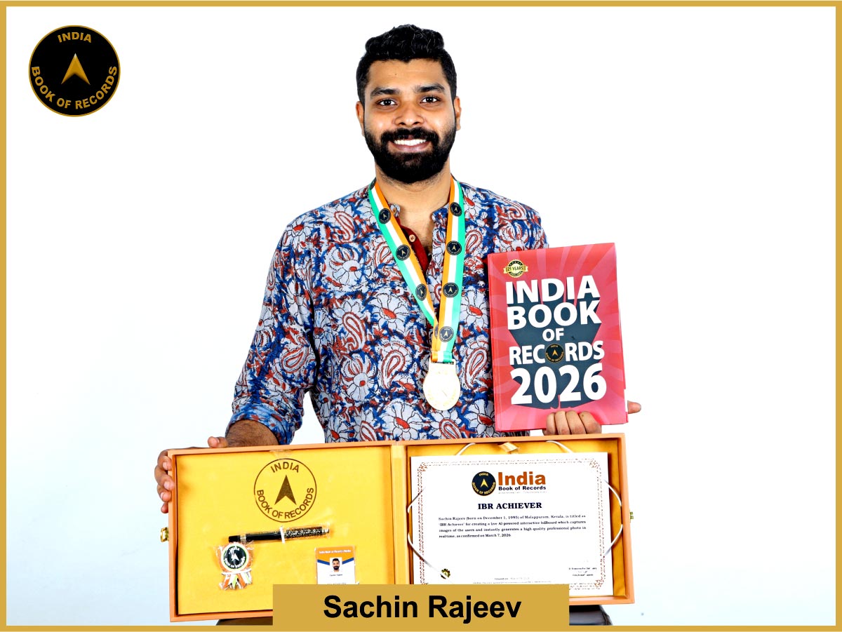 Sachin Rajeev – IBR Achiever