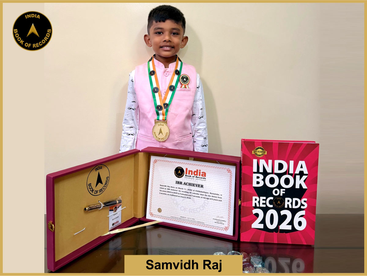 Samvidh Raj – IBR Achiever