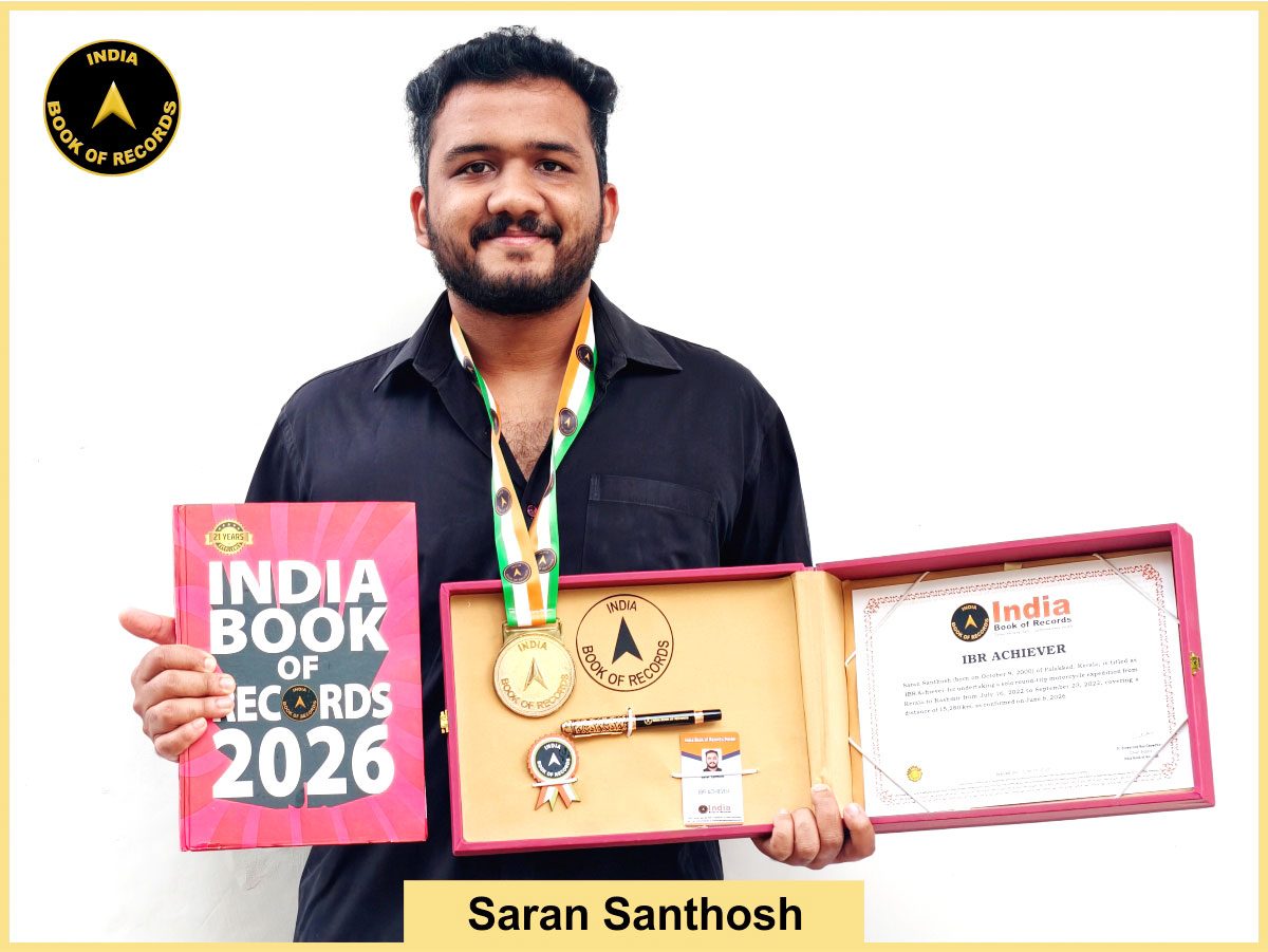Saran Santhosh – IBR Achiever