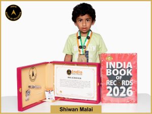 Pic of Shiwan Malai with IBR Achiever certificate.