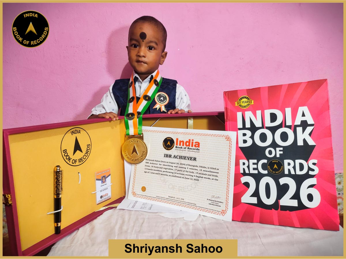 Shriyansh Sahoo – IBR Achiever