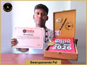Image of Swarupananda Pal with IBR Achiever Certificate.