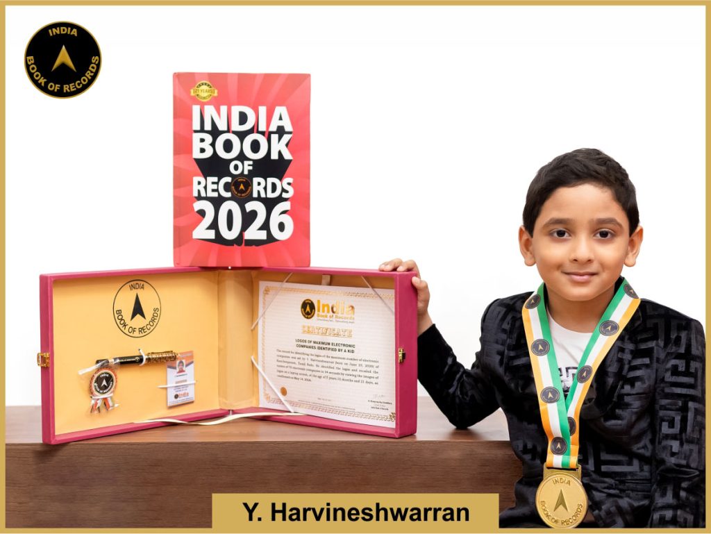 Image of Y Harvineshwarran, Logos of maximum electronic companies identified by a kid.