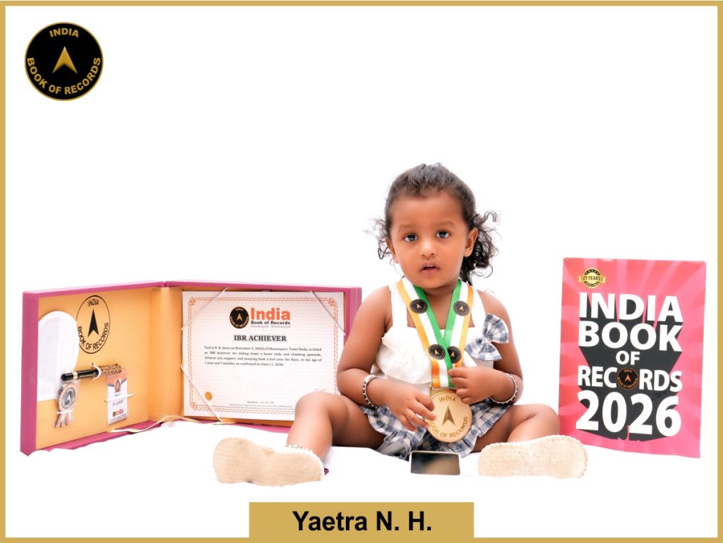Image of Yaetra N. H. with IBR Achiever Certificate.
