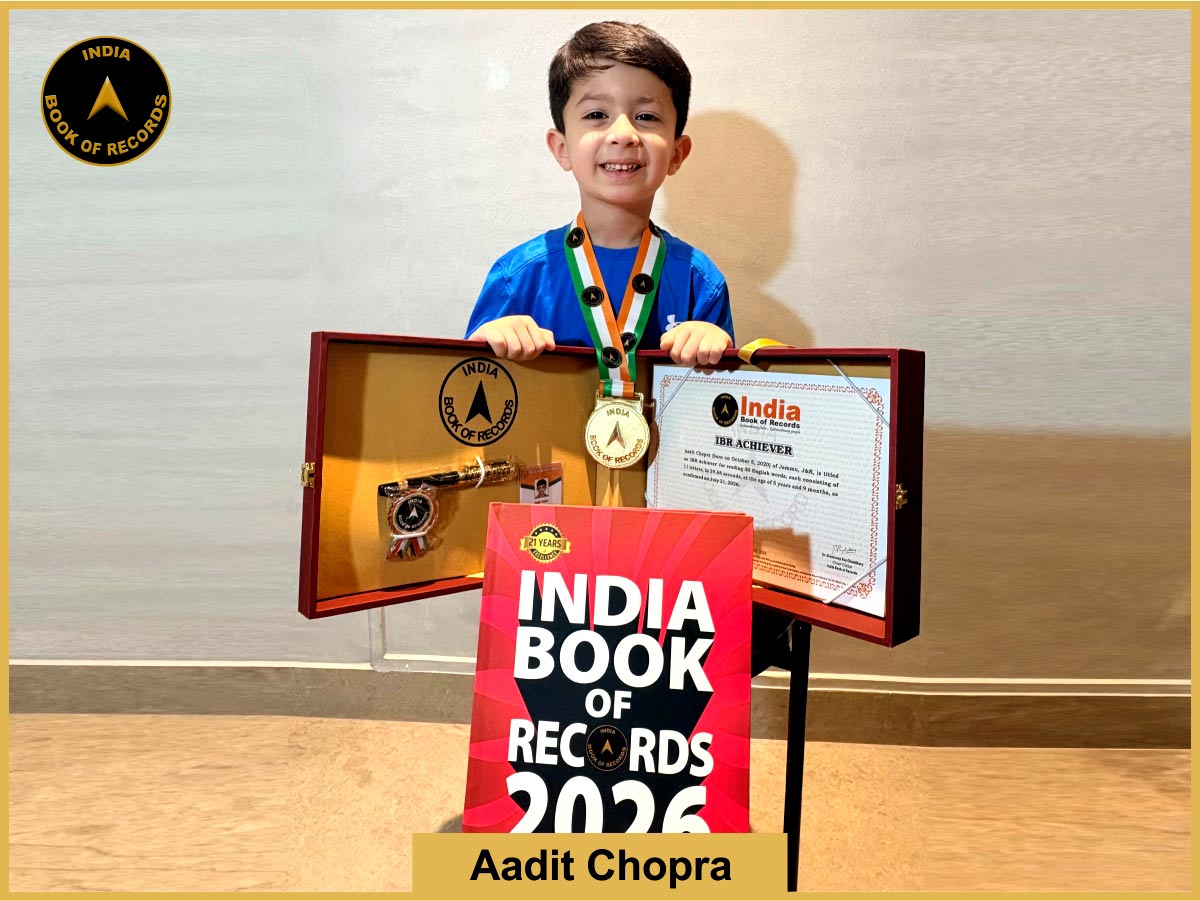 Aadit Chopra – IBR Achiever