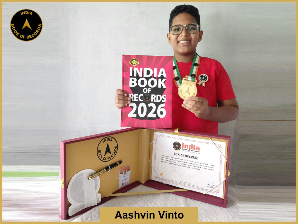 Aashvin Vinto – IBR Achiever