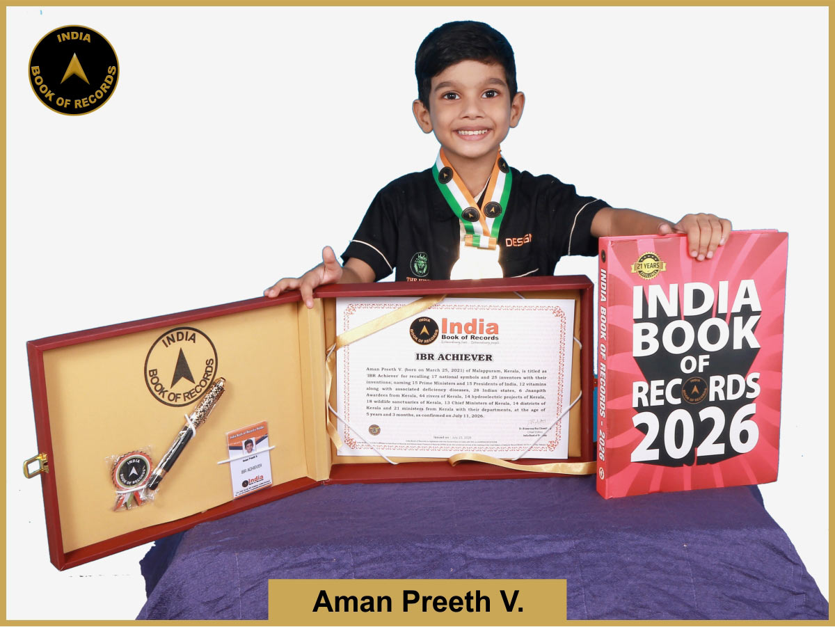 Aman Preeth V. – IBR Achiever