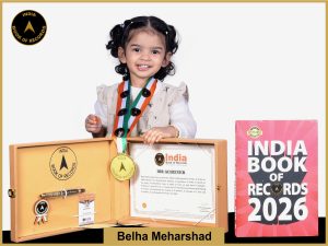 Image of Belha Meharshad with IBR Achiever certificate.