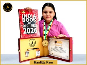 Image of Harditta Kaur, Fastest child to identify the flags of all Asian countries.