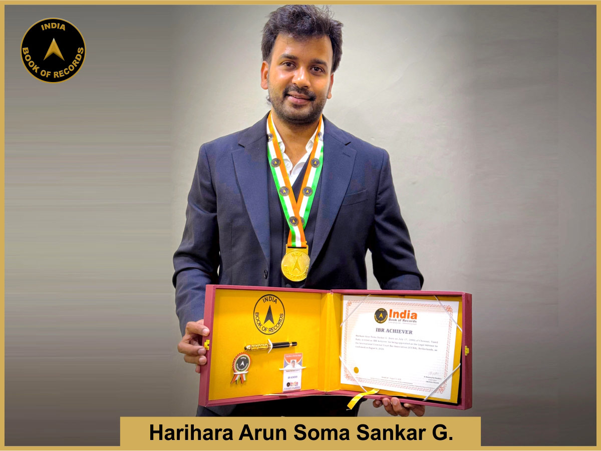 Harihara Arun Soma Sankar G. – IBR Achiever