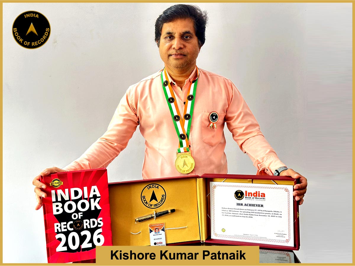 Kishore Kumar Patnaik – IBR Achiever