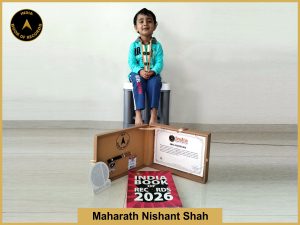 Image of Maharath Nishant Shah with IBR Achiever certificate.