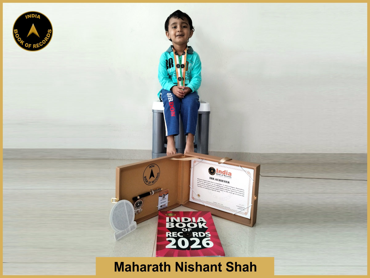 Maharath Nishant Shah – IBR Achiever