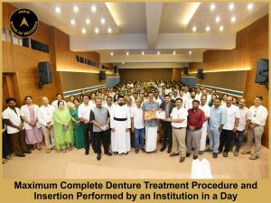 Maximum Complete Denture Treatment Procedure and Insertion Performed by an Institution in a Day.