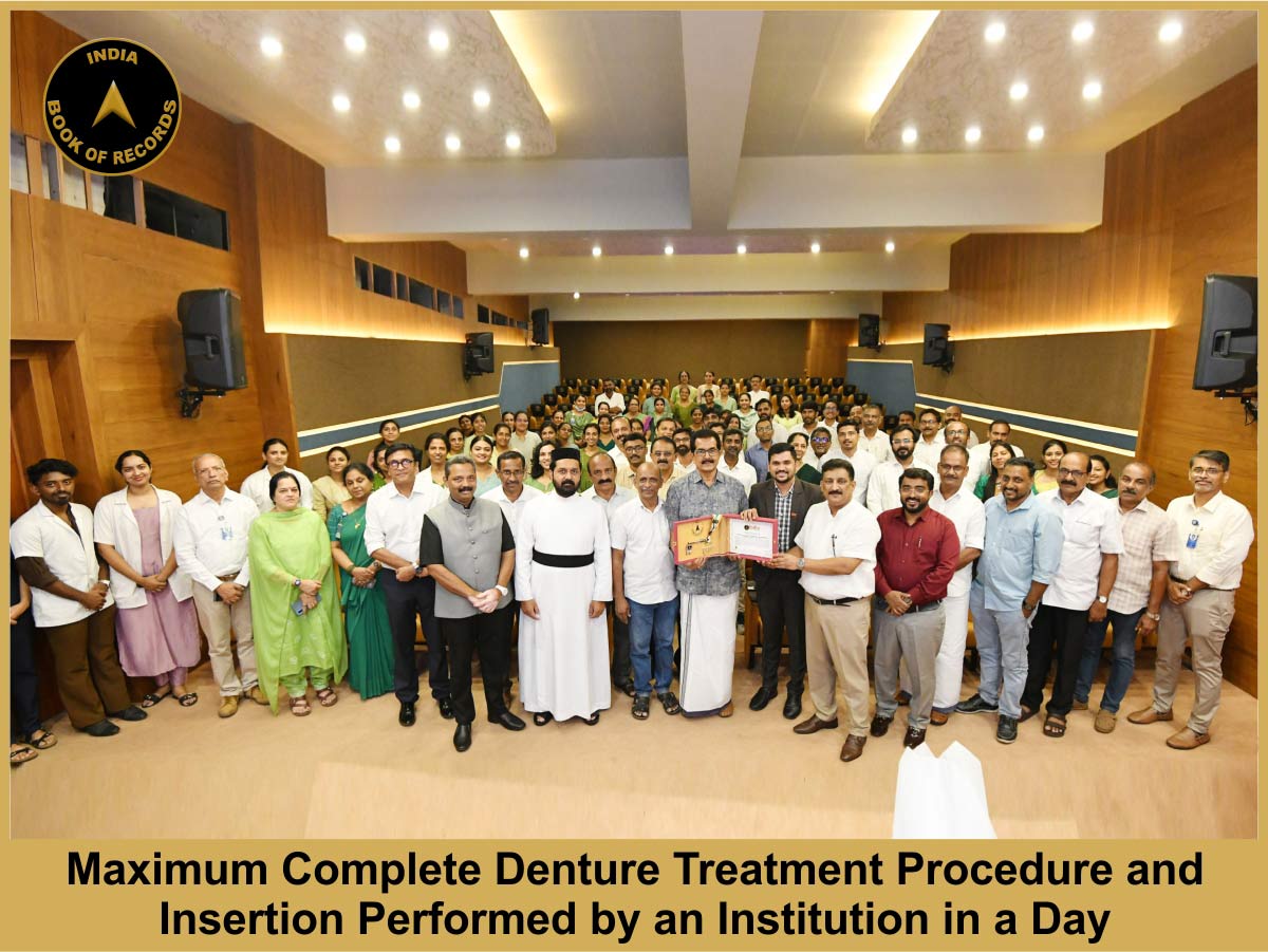 Maximum Complete Denture Treatment Procedure and Insertion Performed by an Institution in a Day