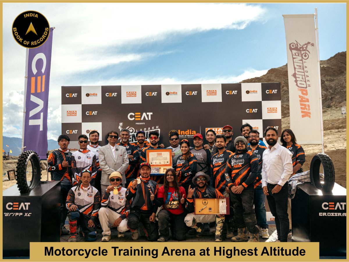 Motorcycle Training Arena at Highest Altitude
