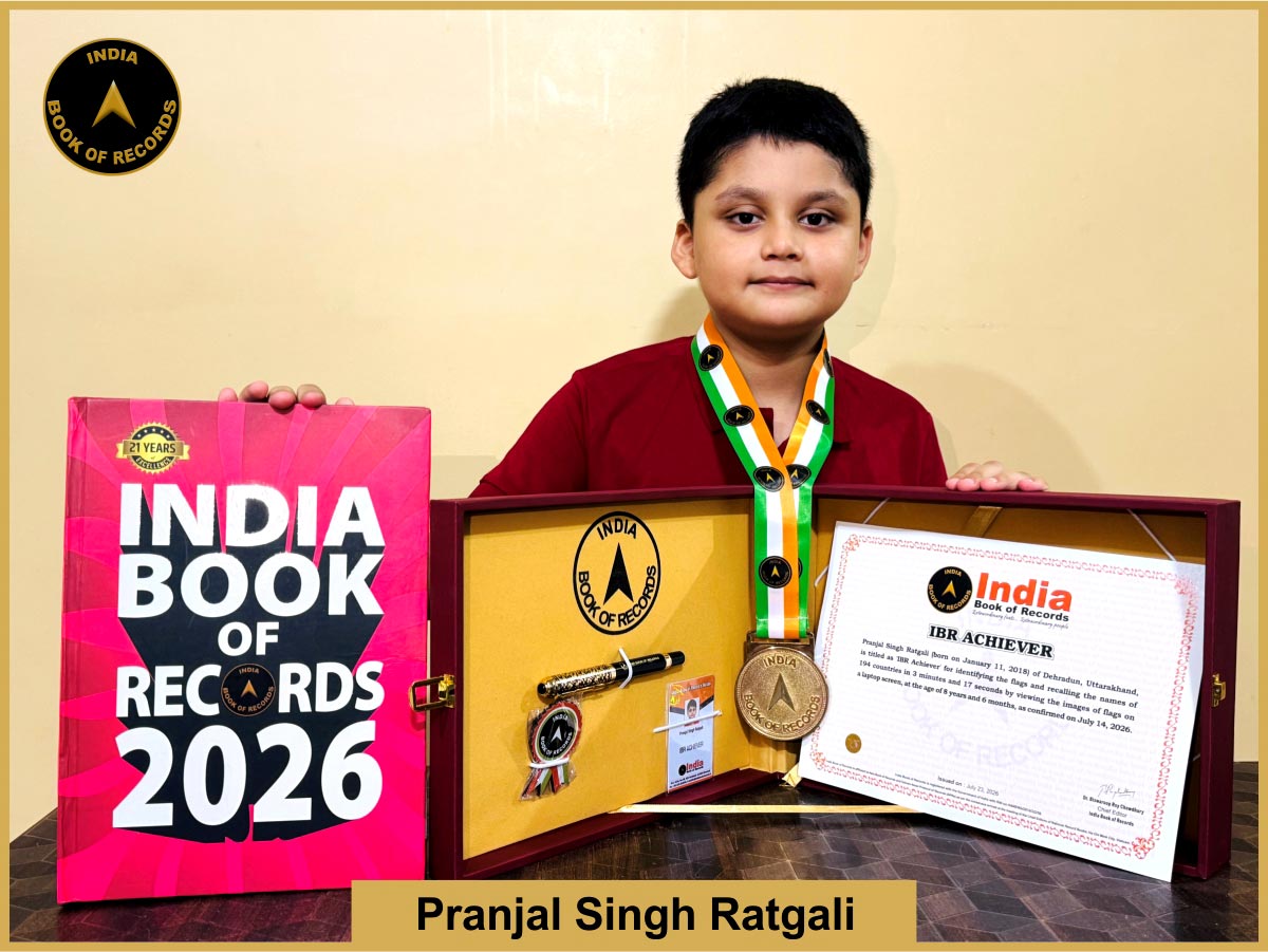 Pranjal Singh Ratgali – IBR Achiever