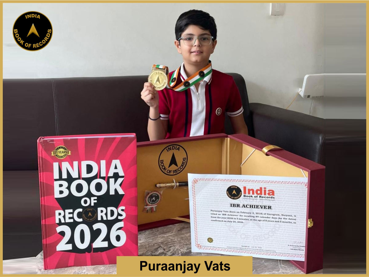 Puraanjay Vats – IBR Achiever