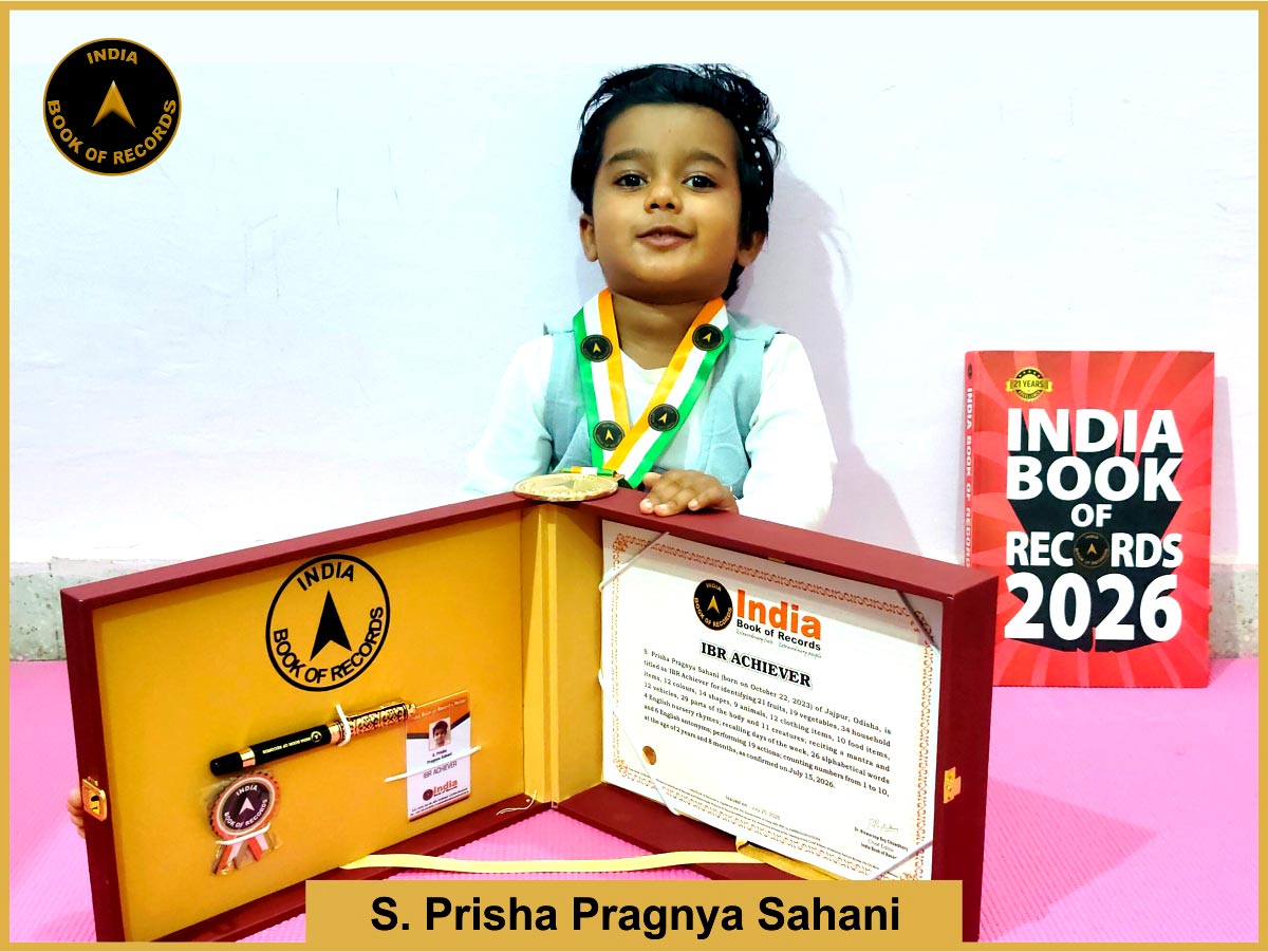 S. Prisha Pragnya Sahani – IBR Achiever
