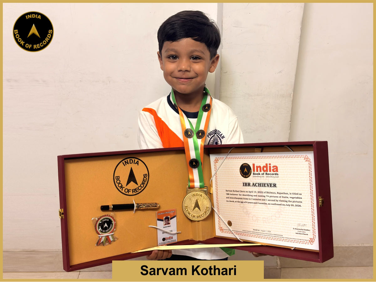 Sarvam Kothari – IBR Achiever