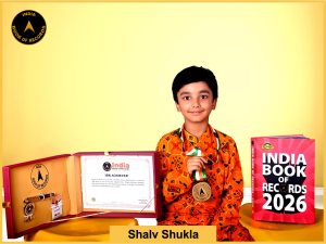 Image of Shalv Shukla with IBR Achiever certificate.