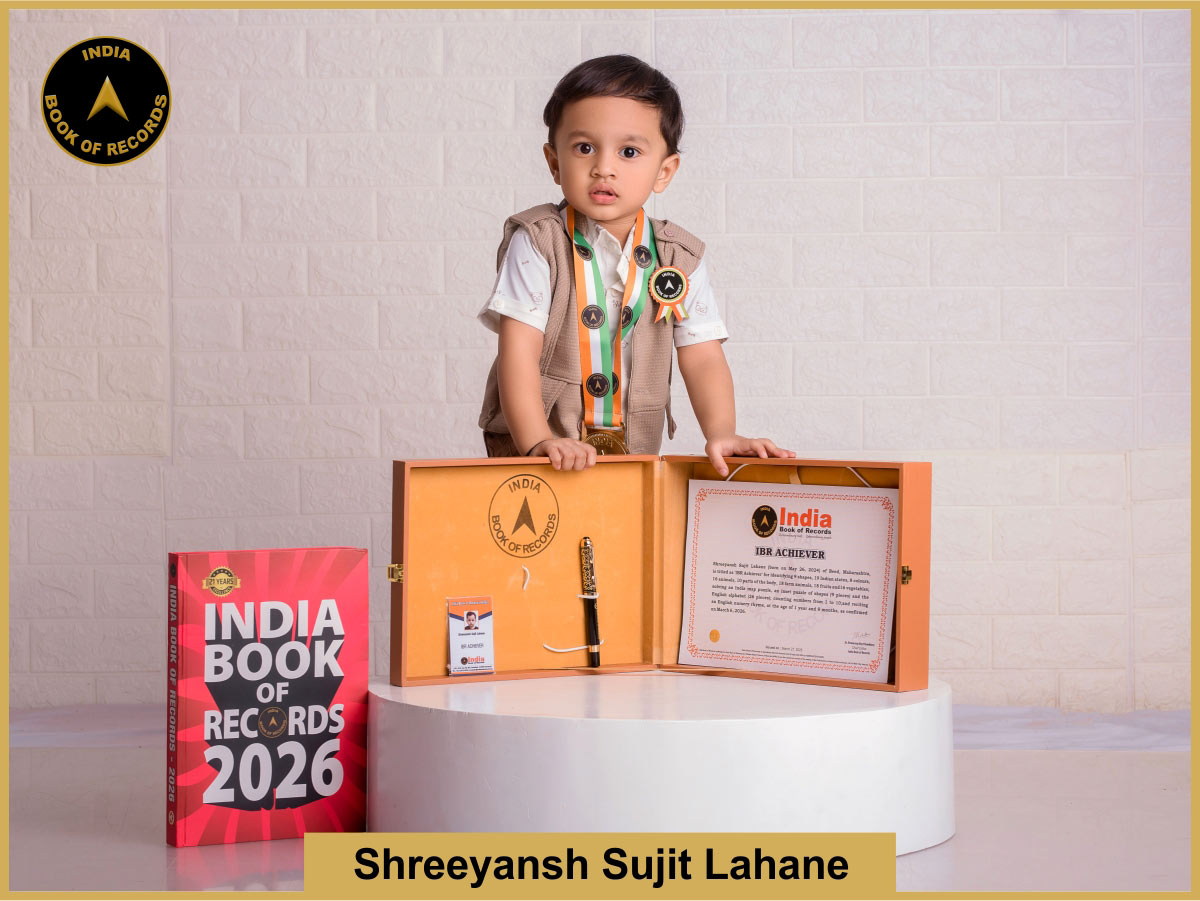 Shreeyansh Sujit Lahane – IBR Achiever