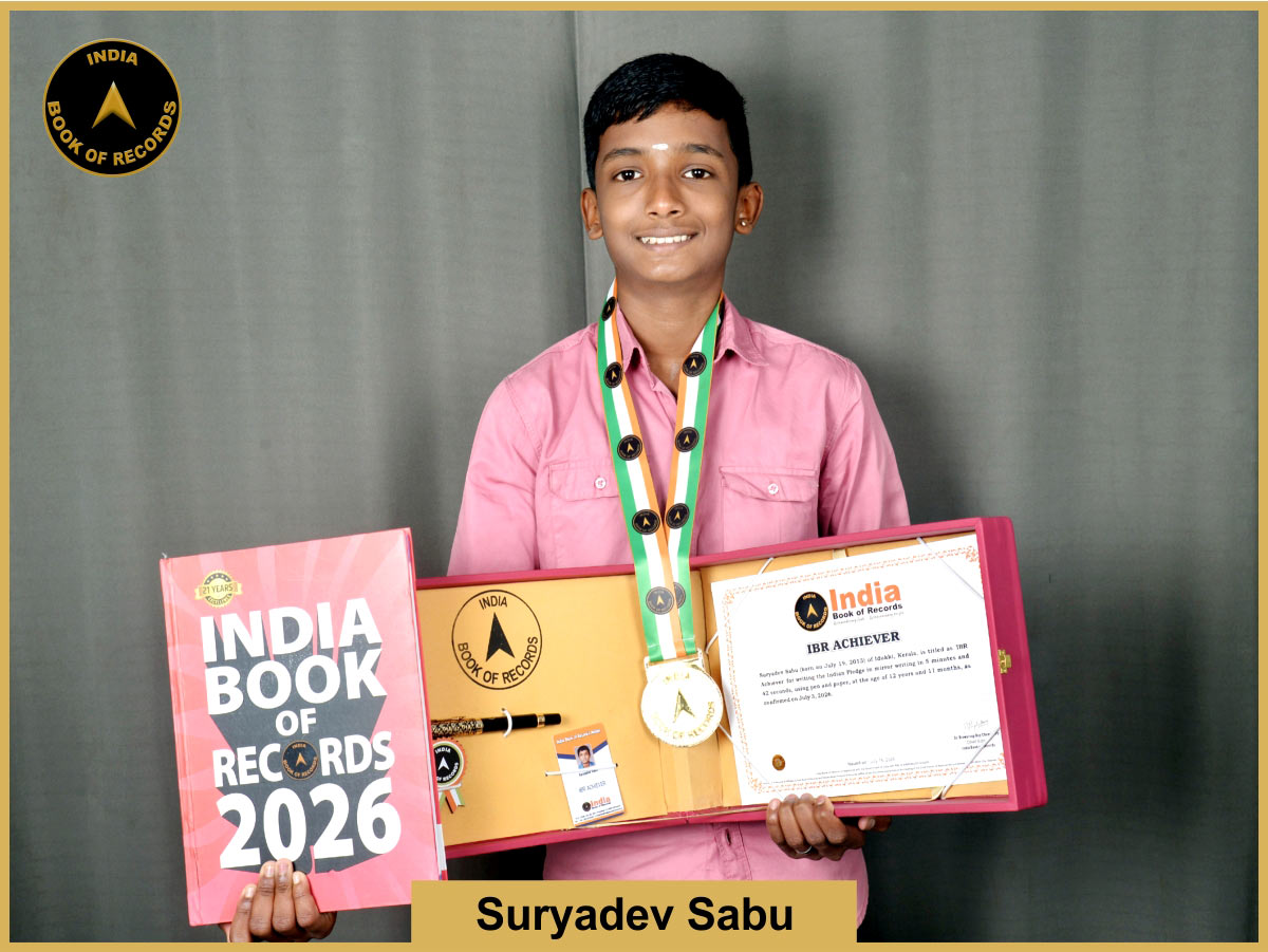 Suryadev Sabu – IBR Achiever