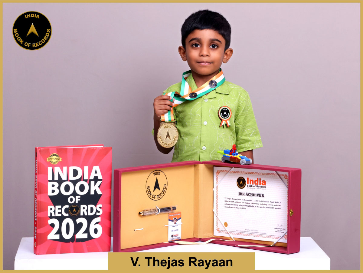 V. Thejas Rayaan – IBR Achiever