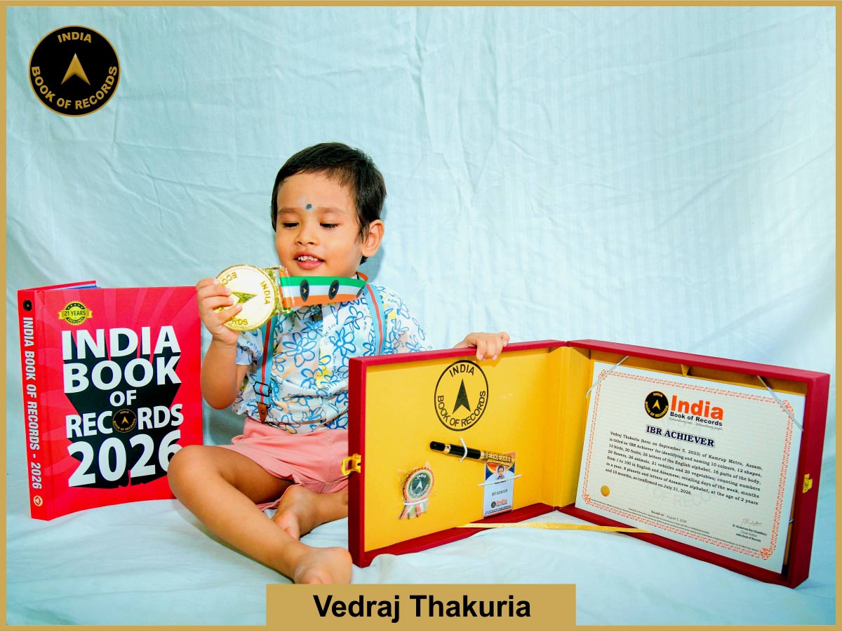 Vedraj Thakuria – IBR Achiever