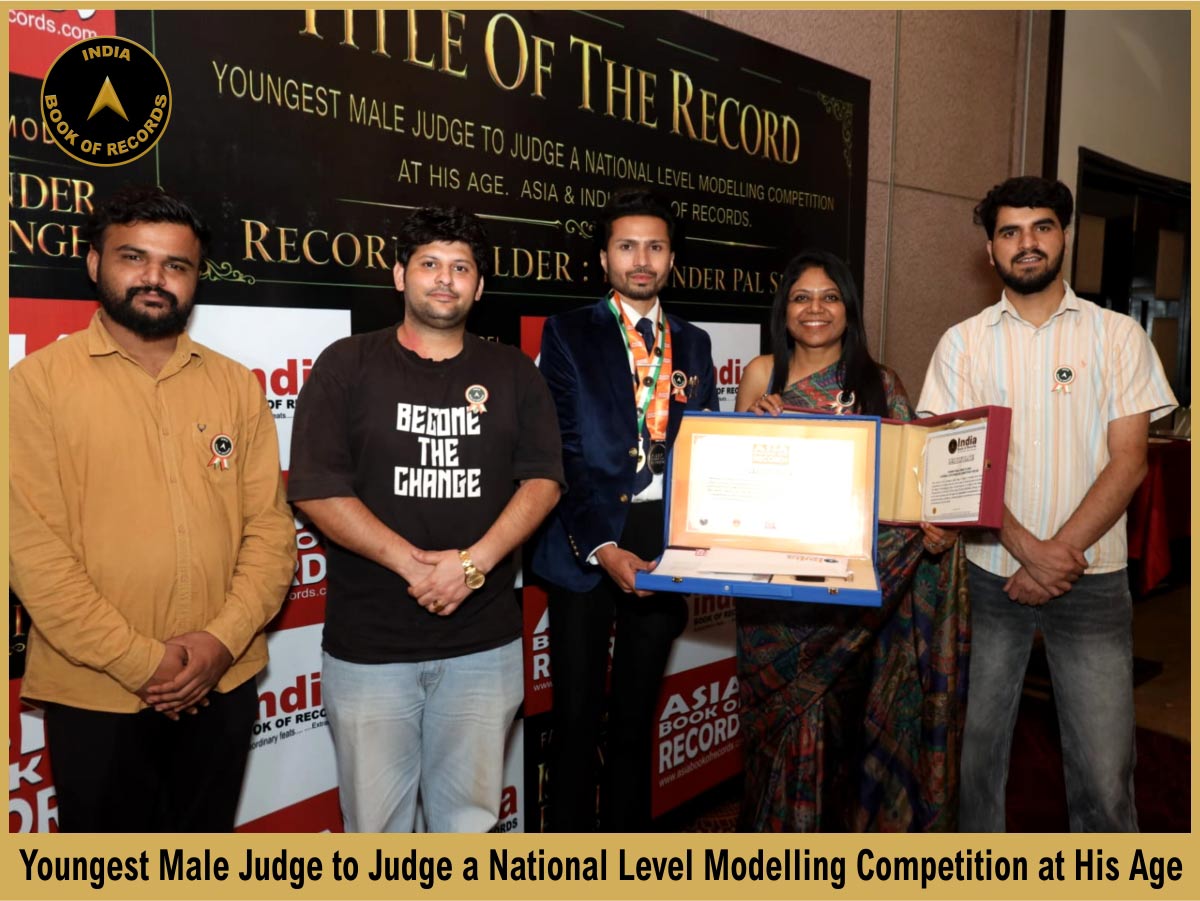 Youngest Male Judge to Judge a National Level Modelling Competition at His Age