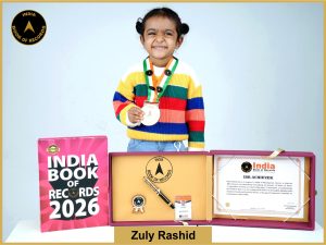 Image of Zuly Rashid with IBR Achiever certificate.