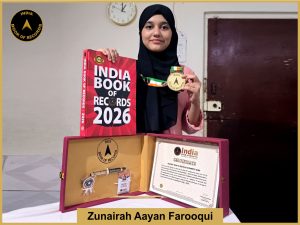 Image of Zunairah Aayan Farooqui, Fastest teen to solve 50 arithmetic sums.