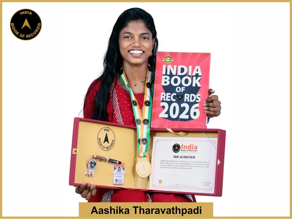Aashika Tharavathpadi – IBR Achiever
